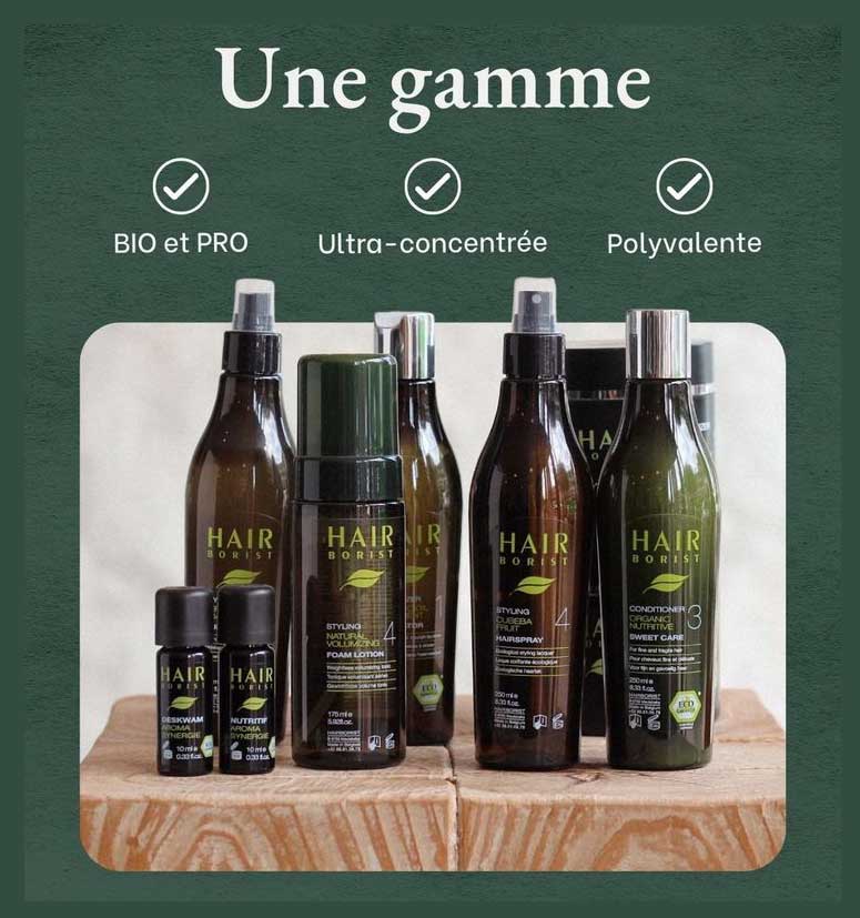 Balayage blond naturel réalisé avec les produits bio Hairborist chez Emma Coiffure