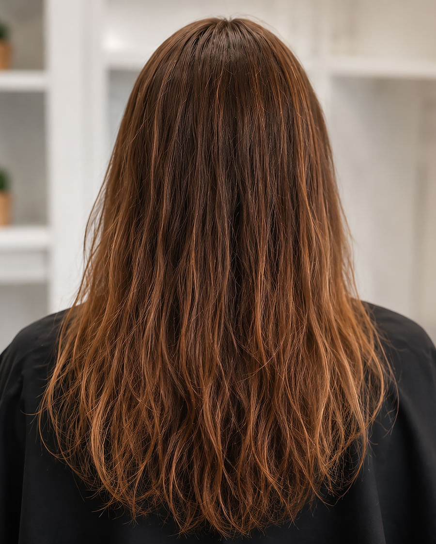 Technique de coupe aux ciseaux chauffants chez Emma Coiffure au Plessis-Robinson